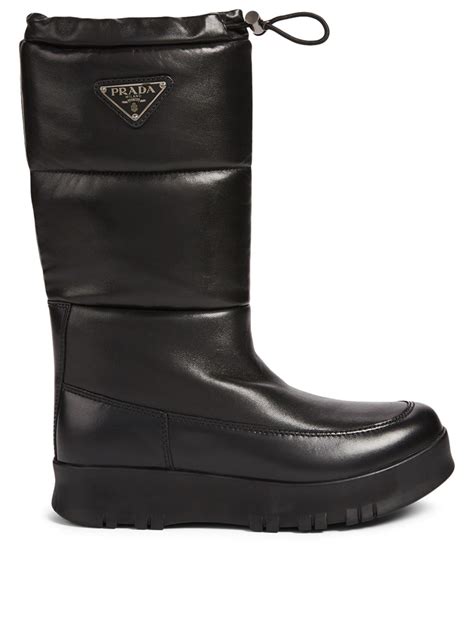 puffer boots prada